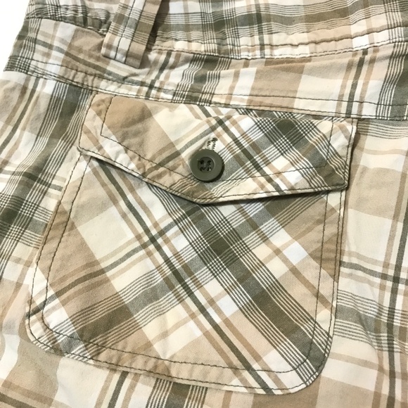 PIPER & BLUE | Cargo Shorts, Plaid - 11 - Picture 6 of 7